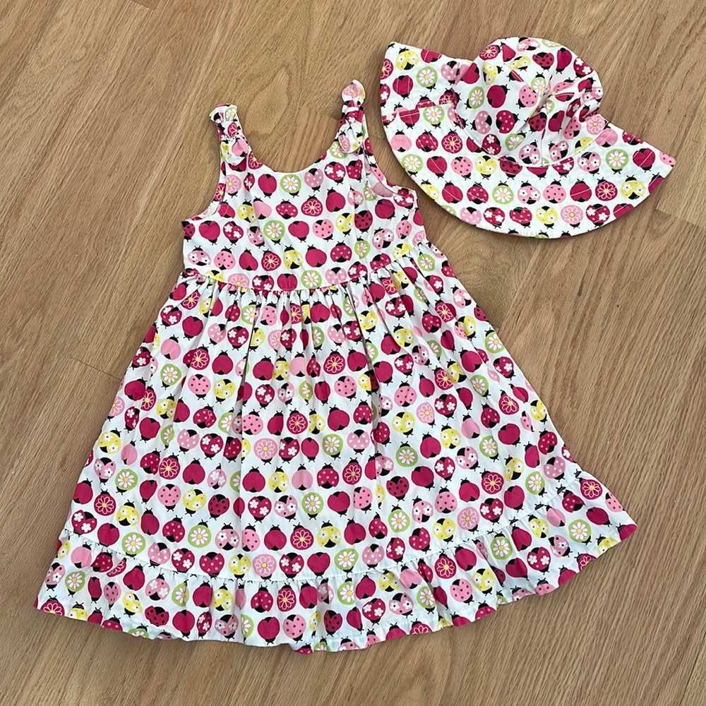 Gymboree dress & matching hat